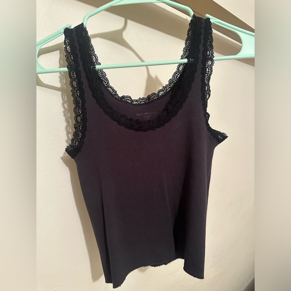 BLACK lace brandy Melville top